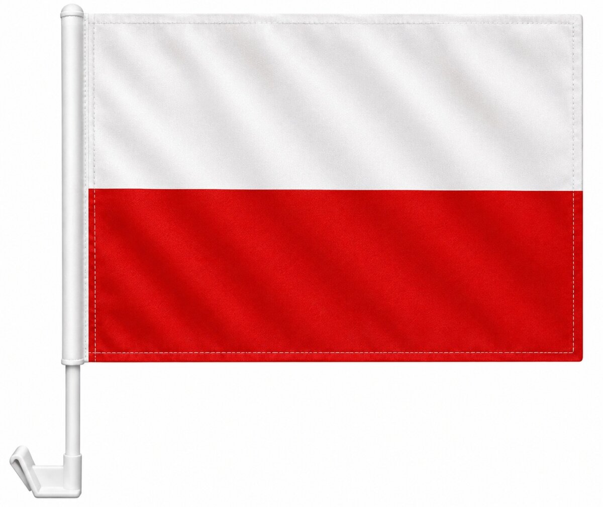 Versandhandel Strauch GmbH Flaggen und Fahnen Autoflagge Polen 30 x 40 cm Auto Flagge Fahne Autofahne Fensterflagge Fanfahne