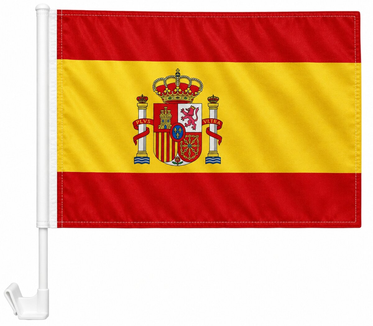 Versandhandel Strauch GmbH Flaggen und Fahnen Autoflagge Spanien 30 x 40 cm Auto Flagge Fahne Autofahne Fensterflagge Fanfahne