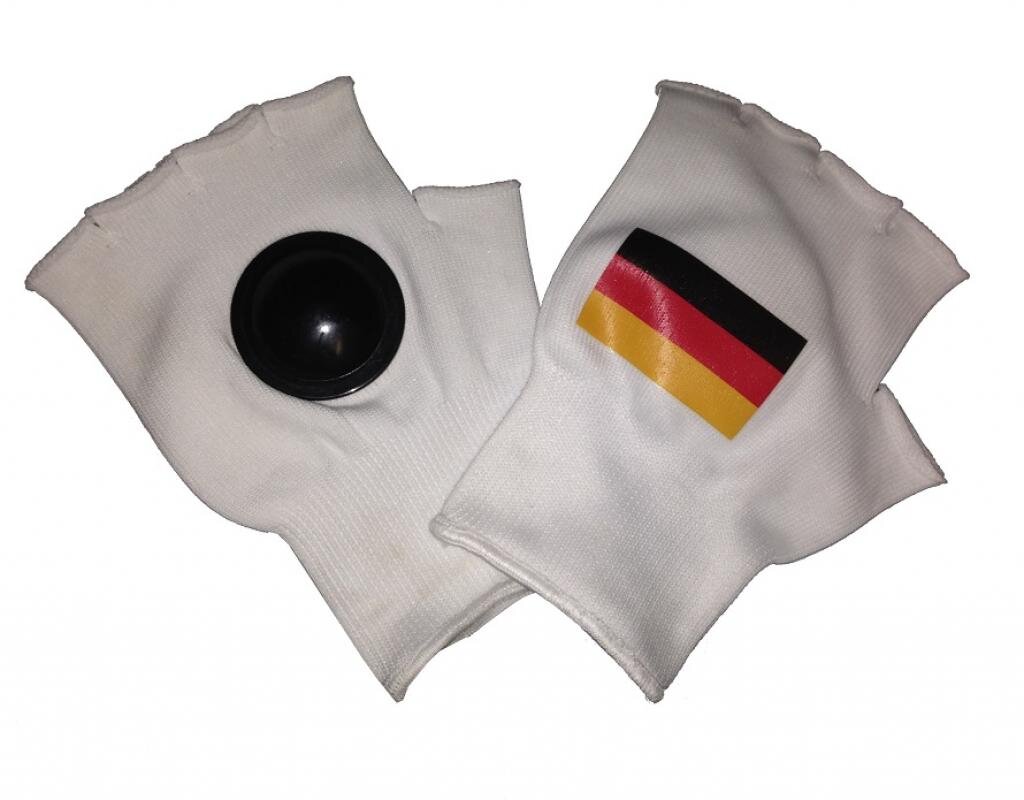 trends4cents Groß- und Einzelhandels-GmbH Flaggen und Fahnen Clip-Clappers Klatsch Handschuhe mit Deutschland Fahne Gr. Uni Fanartikel mit Fahne